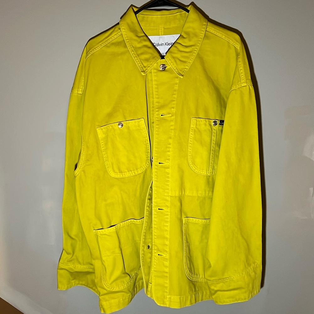 Calvin Klein neon denim, light jacket